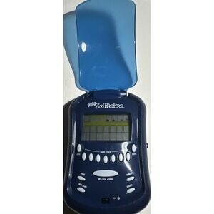 Radica FlipTop Solitaire Lighted Handheld Electronic Game 2006 Tested Works
